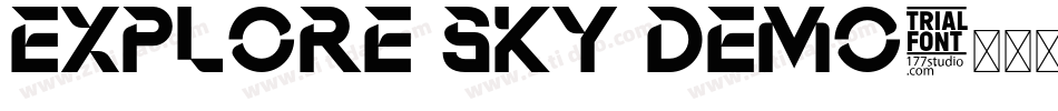 Explore Sky Demo字体转换